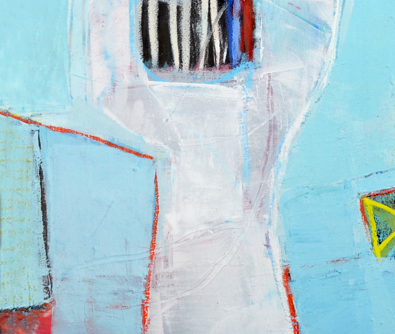 Lighthouse in a Busy Harbour