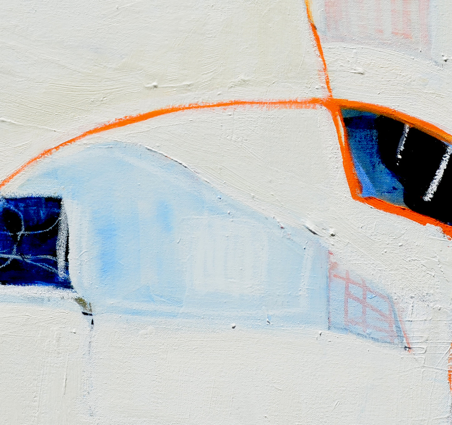 Abstract Art: Transits in Orange #1