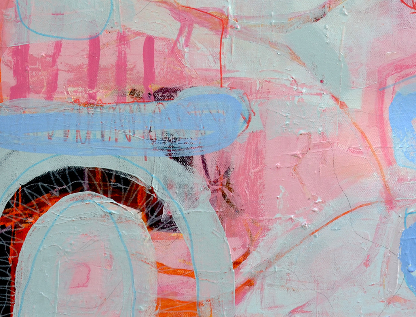 Abstract Art: Pink Transitions #2: Precinct